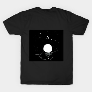 Sky Afro Hair Kid T-Shirt